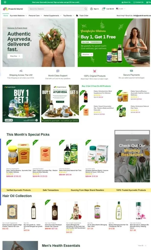 E-commerce Website project 1